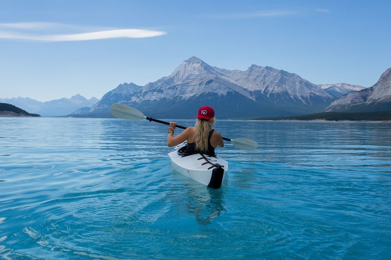 Kayaking on a Lake